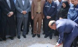 کلنگ زنی ساختمان جدید بیمارستان نفت مسجدسلیمان
