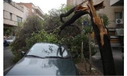 طوفان، ترافیک پایتخت را غافلگیر کرد