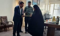حضور فرماندار مسجدسلیمان در اداره بهزیستی شهرستان