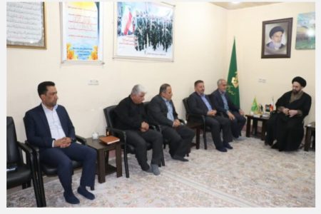 دیدار اعضای شورای اسلامی شهر مسجدسلیمان با امام جمعه شهرستان