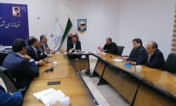 جلسه فرماندار مسجدسلیمان با سرمایه گذاران بخش خصوصی