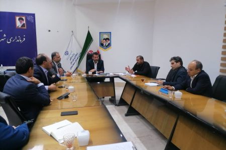 جلسه فرماندار مسجدسلیمان با سرمایه گذاران بخش خصوصی