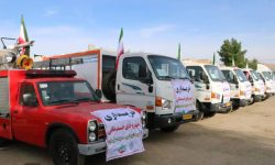 خریداری و اضافه شدن ۱۰ دستگاه خودرو خدماتی به ناوگان موتوری شهرداری مسجدسلیمان