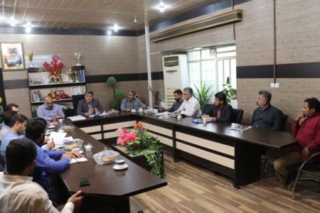 برگزاری جلسات هفتگی با حضور آرش قنبری شهردار مسجدسلیمان برگزار گردید