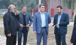بازدید میدانی شهردار و فرماندار مسجدسلیمان از روند اجرایی برخی پروژه های شهری