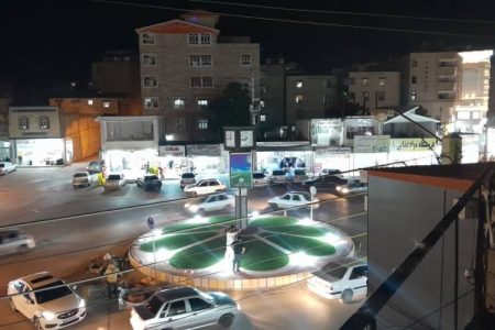 بهسازی و تکمیل میدان ساعت منطقه هشت بنگله مسجدسلیمان