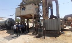 بازدید محمد خسروی شهردار مسجدسلیمان از کارخانه آسفالت