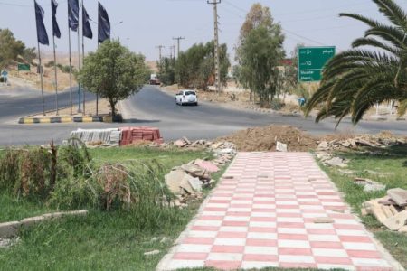 عملیات بازسازی و زیباسازی میدان سردار شهید حاج قاسم سلیمانی