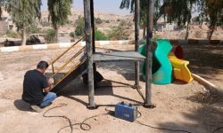 نصب مجموعه وسایل بازی بوستان فاز دو منطقه هشت بنگله توسط شهرداری مسجدسلیمان