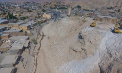 عملیات اجرایی رفع نقاط حادثه خیز دوراهی بی بیان در حال انجام است / پیشرفت فیزیکی ۵۵ درصدی تپه رانشی دوراهی بی بیان