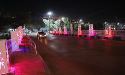 عملیات زیبا سازی و نورپردازی پل دره اشکفت با هدف بهبود چشم اندازهای شهری
