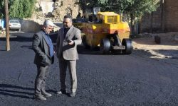 پروژه بزرگ آسفالت مناطق مختلف شهر با اعتبار ۲۵ میلیارد تومان آغاز شد