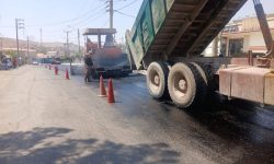آغاز عملیات آسفالت محور اصلی با تأکید شهردار مسجدسلیمان