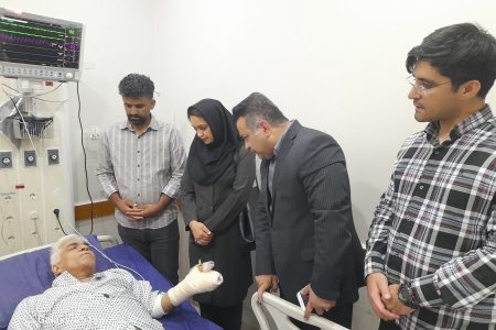عیادت شهردار مسجدسلیمان از دکتر غلامرضا خواجه‌پور