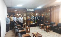 دیدار شهردار و اعضای شورای اسلامی شهر مسجدسلیمان با حجت الاسلام موسوی امام جمعه شهرستان