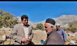 بازدید فرماندار اندیکا از بخش چلو و پیگیری مشکلات زیرساختی منطقه