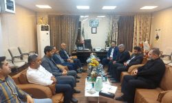 حضور شهردار و اعضای شورای شهر مسجدسلیمان در فرماندهی انتظامی و تبریک انتصاب سرهنگ عباسی