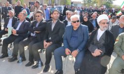 حضور شهردار و اعضای شورای شهر مسجدسلیمان در آیین تشییع و تدفین شهید گمنام