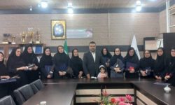 تجلیل از بانوان شاغل شهرداری مسجدسلیمان همزمان با ولادت حضرت زهرا(س)