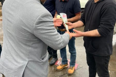 دیدار و تجلیل شهردار مسجدسلیمان از کارکنان حوزه حمل‌ونقل شهری به مناسبت هفته حمل‌ونقل