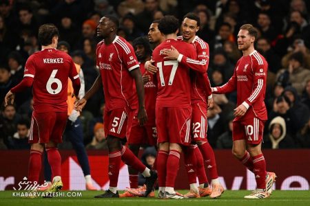 تاتنهام ۱ – لیورپول ۲/ رنگ زنبق‌های سفید در خانه قرمز شد