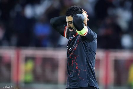 فریاد اعتراض کاپیتان پرسپولیس بلند شد؛ اشتباه داوری تا کی؟ +عکس