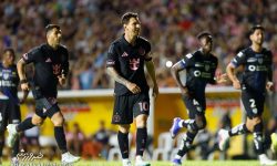 فرار مسی از مصدومیت توسط جیمی‌جامپ؛ بازی عجیب و غریب اینترمیامی با لباس مشکی +عکس