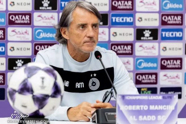 واکنش مانچینی به شکست دادن تراکتور