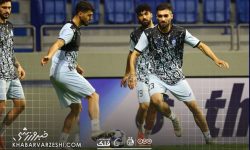 وریا غفوری از نزدیک استقلال را زیر نظر گرفت +عکس