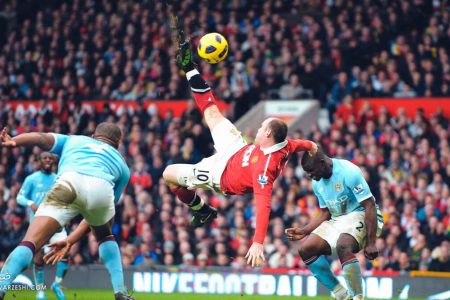 ویدیو| تاریخی‌ترین گل دربی منچستر؛ وقتی رونی همه را تسخیر کرد