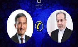 گفتگوی تلفنی وزیر امور خارجه ایران و سنگاپور