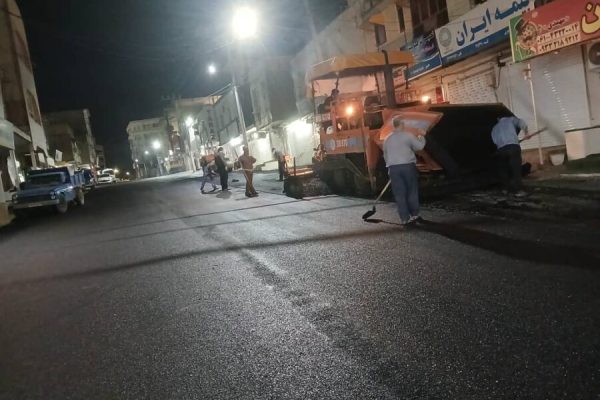 روکش آسفالت خیابان حنیف‌نژاد تکمیل شد