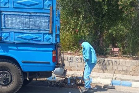 تداوم پاکسازی و نخاله‌برداری در محلات مختلف مسجدسلیمان اجرای طرح خدمات شهری در راستای مصوبات شورای سلامت