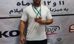 افتخارآفرینی کارمند شهرداری مسجدسلیمان در رقابت‌های پاورلیفتینگ غرب و جنوب کشور؛ کسب دو مدال نایب‌قهرمانی
