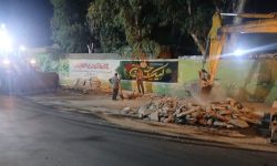 محور دسترسی چهارراه شهرداری تا چاه شماره یک مسحدسلیمان تعریض شد