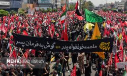 تشکر مسئول ستاد وداع،نماز و تشییع پیکر مطهر رهبر شهید در تهران از مردم