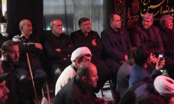 حضور رئیس‌ جمهور در آیین روضه خانگی شهید علی لاریجانی