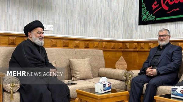 دیدار معتمدیان با تولیت آستان مقدس حضرت ابوالفضل العباس(ع)