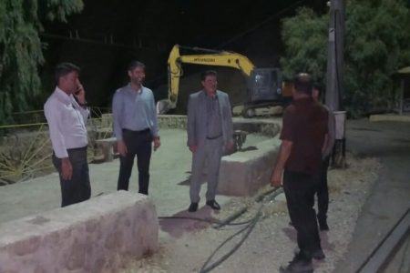 بازدید میدانی رئیس دفتر نماینده مجلس و سرپرست شهرداری مسجدسلیمان از برخی پروژه‌های شهری
