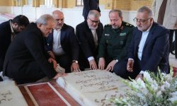 تجدید میثاق پزشکیان با شهدای دولت و جنگ‌های تحمیلی