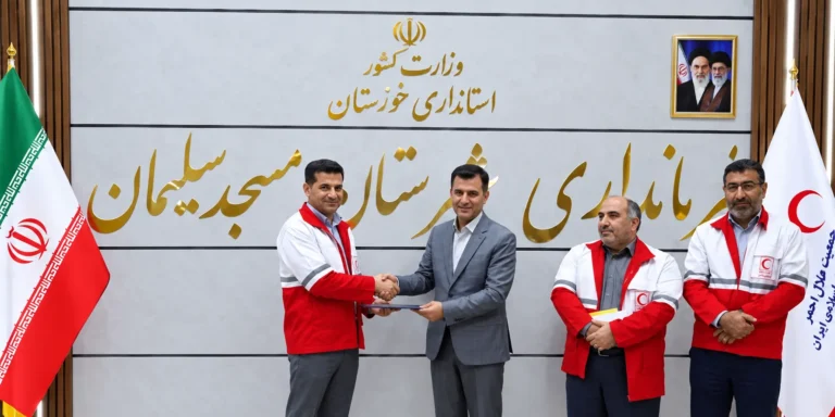 شاپور باقری سرپرست جمعیت هلال‌احمر مسجدسلیمان شد
